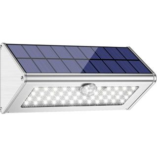 Lampe Solaire Extérieure 48led 4500mah, Coque En Alliage D'aluminium, Étanche Ip65