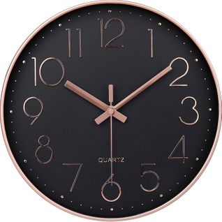 Horloge Murale à Quartz Silencieuse Et Moderne, 30,5 Cm