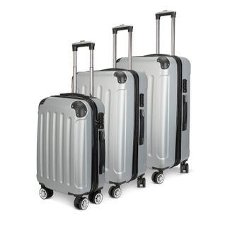 Lot De 3 Valises, Gris, Ensemble De Bagages