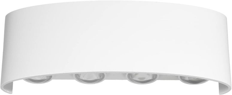 Applique Murale LED, Lampe Murale Moderne 8 W, Applique Mural En Aluminium Étanche