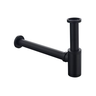 Siphon Lavabo Universel, Noir Mat