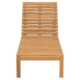 Chaise Longue - Transat - Bain De Soleil Bois De Teck Solide