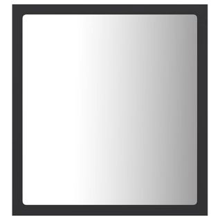 Miroir De Salle De Bain à LED - Miroir Mural Avec Éclairage Gris 40x8,5x37 Cm Acrylique