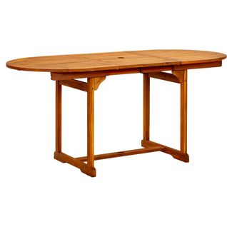 Table De Jardin - Table D'extérieur (120-170)x80x75 Cm Bois D'acacia Massif