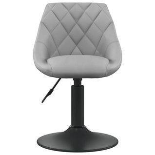 Chaise De Salle à Manger, Chaise De Cuisine, Chaise De Repas Gris Clair Velours