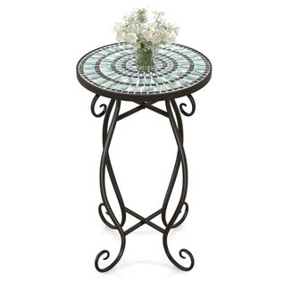 Table D'appoint De Jardin, Table Basse D'extérieur Pour Balcon Piscine 30x 30x50cm Noir