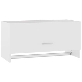 Armoire De Rangement - Armoire De Chambre Blanc 70x32,5x35 Cm Bois D'ingénierie