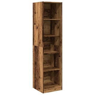 Armoire De Rangement - Armoire De Chambre - Penderie Vieux Bois 50x50x200 Cm Bois D'ingénierie