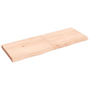 Étagère Murale - Étagère Flottante 140x50x(2-6) Cm Bois De Chêne Massif Non Traité