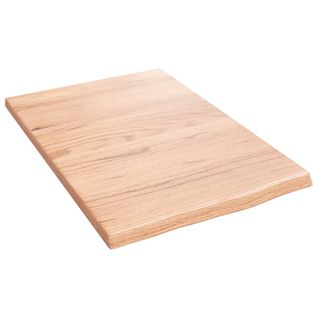 Étagère Murale - Étagère Flottante Marron Clair 40x60x2 Cm Bois Chêne Massif Traité