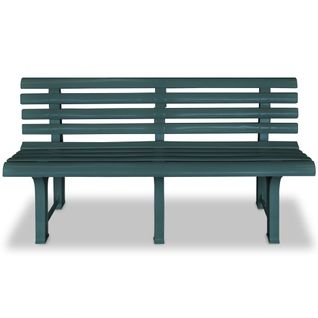 Banc De Jardin - Banquette 145,5 Cm Plastique Vert