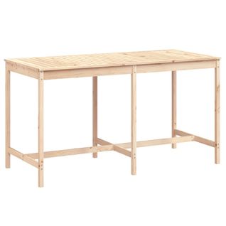 Table De Jardin - Table D'extérieur 203,5x90x110 Cm Bois Massif De Pin