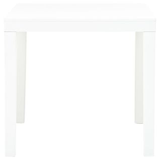 Table De Jardin - Table D'extérieur Blanc 78x78x72 Cm Plastique