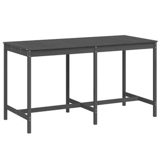 Table De Jardin - Table D'extérieur Gris 203,5x90x110 Cm Bois Massif De Pin