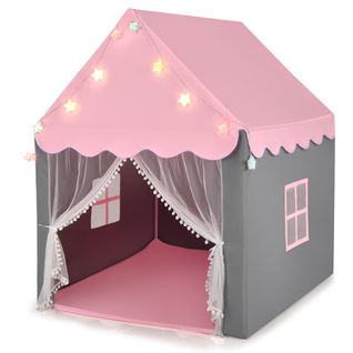 Tente De Jeux - Tente Pour Enfants Cabane Enfant Interieur Avec Tapis Lavable Lumières