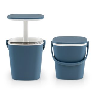 Table Glacière 15l Pour Jardin 3 En 1 Avec Couvercle Relevable Seau à Glace D'extérieur En Pp