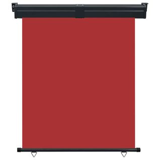 Store Banne - Auvent Latéral De Balcon 145x250 Cm Rouge At88