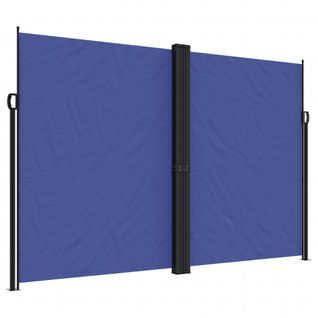 Store Banne - Auvent Latéral Rétractable Bleu 220x600 Cm At314