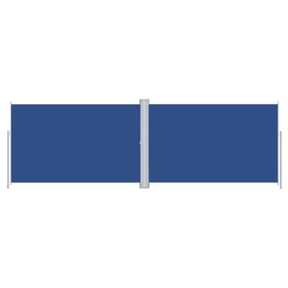 Store Banne - Auvent Latéral Rétractable Bleu 220x600 Cm At315