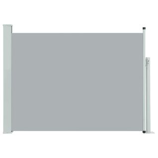 Store Banne - Auvent Latéral Rétractable De Patio 120x500 Cm Gris At406