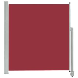 Store Banne - Auvent Latéral Rétractable De Patio 140 X 300 Cm Rouge At414