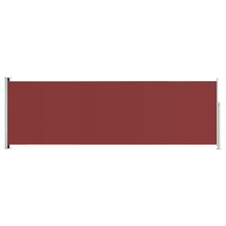 Store Banne - Auvent Latéral Rétractable De Patio 200x600 Cm Rouge At509