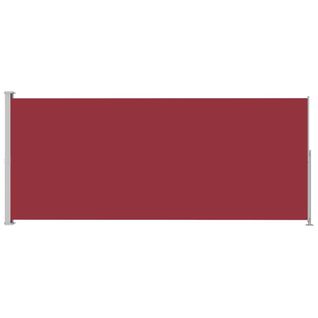 Store Banne - Auvent Latéral Rétractable De Patio 220x500 Cm Rouge At517