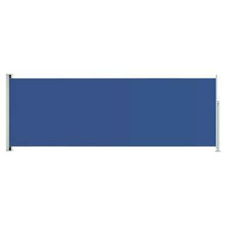 Store Banne - Auvent Latéral Rétractable De Patio 220x600 Cm Bleu At518