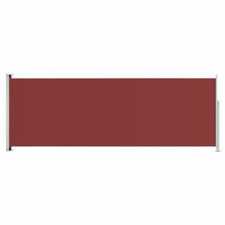 Store Banne - Auvent Latéral Rétractable De Patio 220x600 Cm Rouge At522