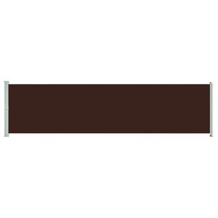 Store Banne - Auvent Latéral Rétractable De Patio 600x160 Cm Marron At525
