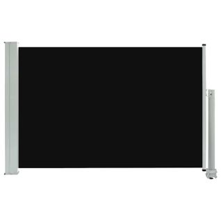 Store Banne - Auvent Latéral Rétractable De Patio 60x300 Cm Noir At532