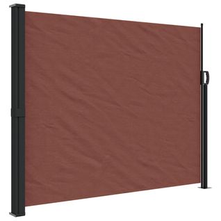 Store Banne - Auvent Latéral Rétractable Marron 160x500 Cm At567