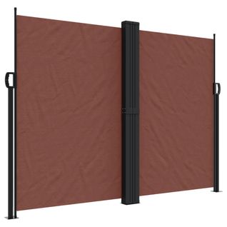 Store Banne - Auvent Latéral Rétractable Marron 180x1000 Cm At572