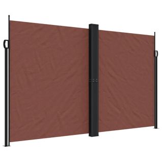 Store Banne - Auvent Latéral Rétractable Marron 200x600 Cm At586