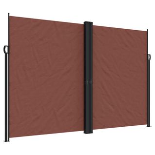 Store Banne - Auvent Latéral Rétractable Marron 220x1000 Cm At588