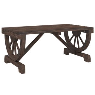 Table Basse Table De Salon - De Jardin 90x50x40 Cm Bois De Sapin Massif Z1059
