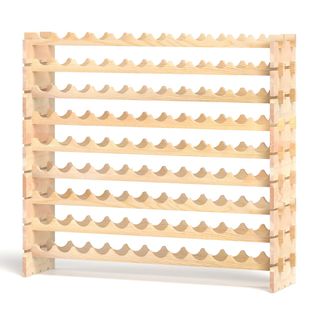 Casier à Vin Modulaire Empilable Pour 108 Bouteilles Casier à Vin En Bois à 9 Niveaux