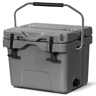 Glacière Isotherme Portable 15 L Avec Bouchon De Vidange Et 2 Porte-gobelets Glacière Mobile