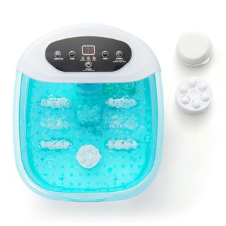 Masseur Pieds Bain De Pieds Avec Massage Automatique Massage Pieds 35-46°c Bleuetblanc