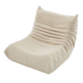 Pouf Pour Adultes, Design Rembourrage, Beige