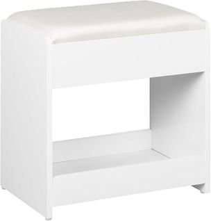 Tabouret De Coiffeuse, Chaise Rembourrée De Maquillage, Repos-pieds, Patins Antidérapants