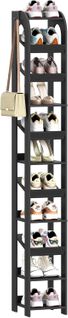 Étagère à Chaussures Verticale,11 Étages D'étagères à Chaussures Étroites,organisateur De Chaussures