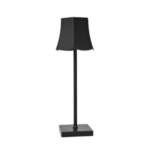 Lampe De Bureau LED Sans Fil, Lampe De Bureau LED à Luminosité Réglable Par Toucher, Noir