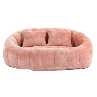 Fauteuil Poire 144,93 X 95 X 62,99 Cm, 2 Coussins, Rose