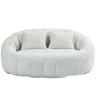 Fauteuil fixe 144,93 X 95 X 62,99 Cm, 2 Coussins, Beige