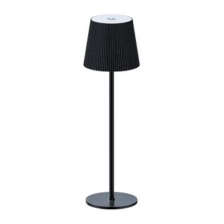 Lampe à poser Sans Fil 11x11x25.5/40.5cm, Lampe De Bureau à Luminosité Réglable Par Toucher, Noir