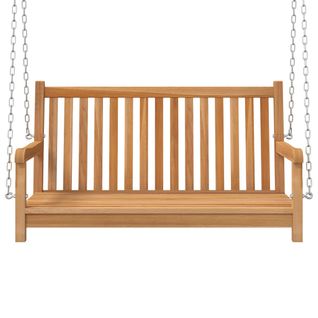 Balançoire, Chaise à Bascule, Bois Massif, 114x60x64 Cm