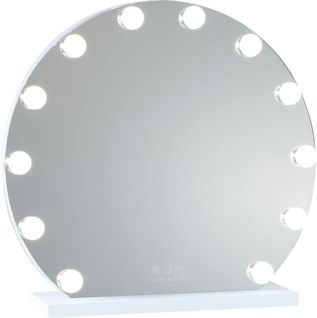 Miroir Maquillage Lumineux, 15 LED, 3 Modes, Blanc, Métal, 47 X 50 X 12 Cm