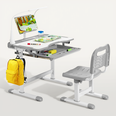 LIFEZEAL Bureau Enfant avec Chaise, Hauteur Réglable, Plateau Inclinable, Support de Livres, Lampe LED Protection des Yeux, Ensemble Table Chaise Enfant, Charge 80 kg (Rose LIFEZEAL Bureau Enfant avec Chaise, Hauteur Réglable, Plateau Inclinable, Support de Livres, Lampe LED Protection des Yeux, Ensemble Table Chaise Enfant, Charge 80 kg (Rose