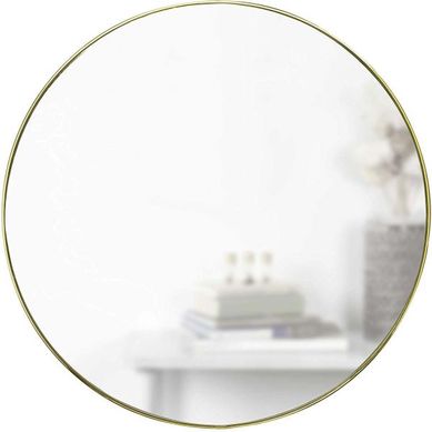 Miroir Rond En Métal 86 Cm Hubba Laiton
